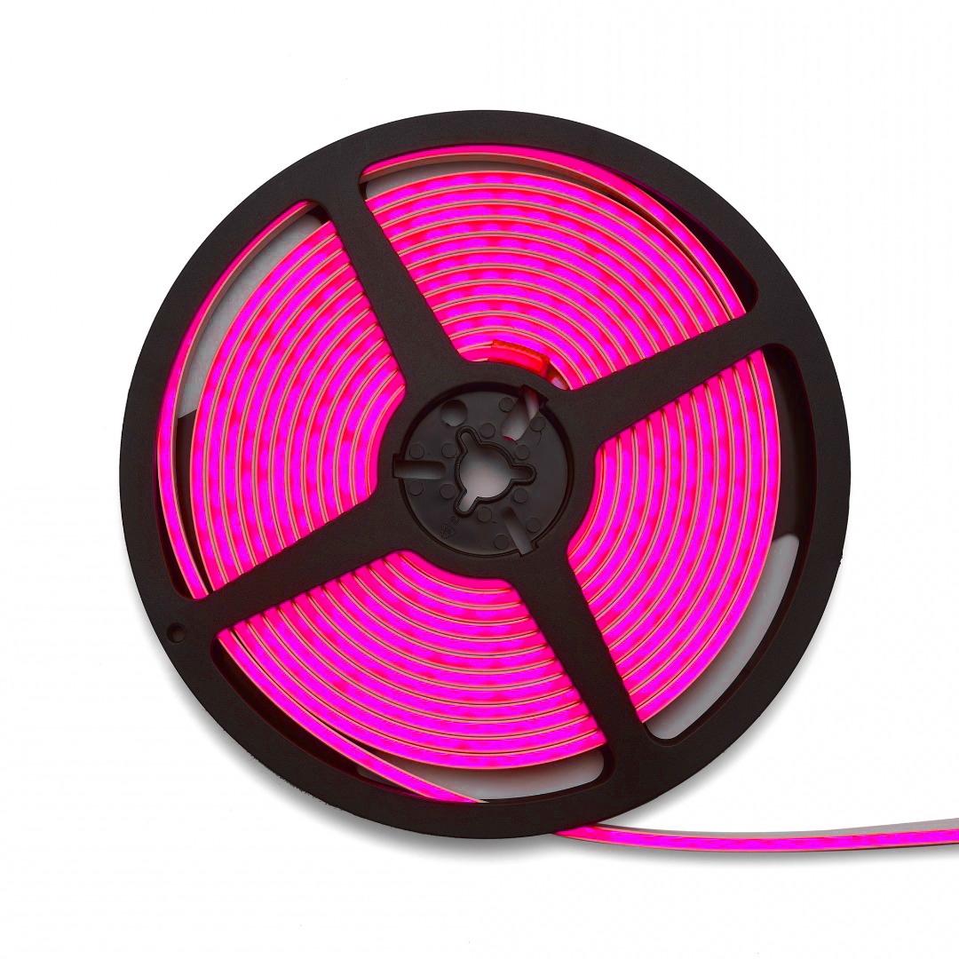 LED NEON - Roze - 6x12mm - 120 led/m - 12V - 5 meter LED NEON - Roze - 6x12mm - 120 led/m - 12V - 5 meter